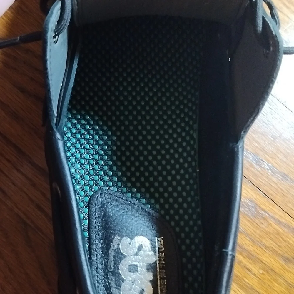 SAS Men's Black Leather Shoes Size 12